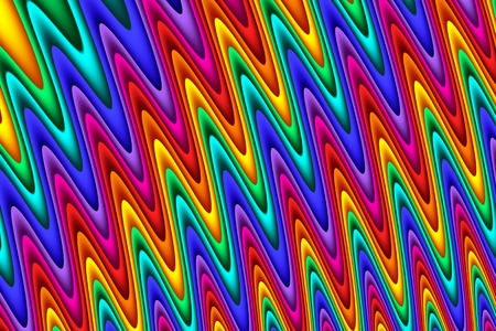 Bright rainbow wavy abstract background. Artwork for creative design and art.の写真素材