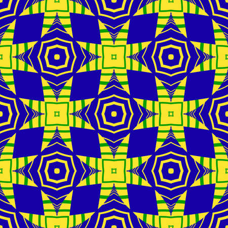 Seamless abstract geometric floral pattern. Great for fashion design and house interior design....