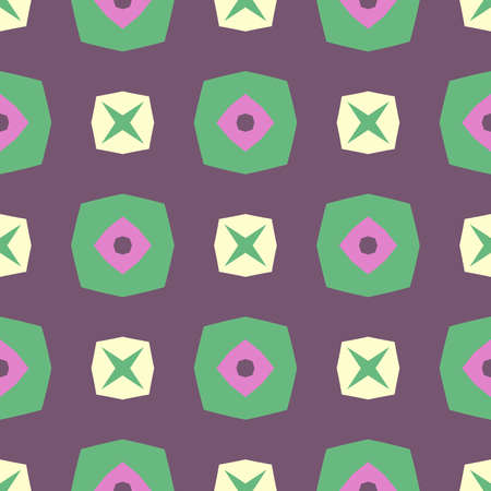 Seamless abstract geometric floral pattern. Great for fashion design and house interior design....
