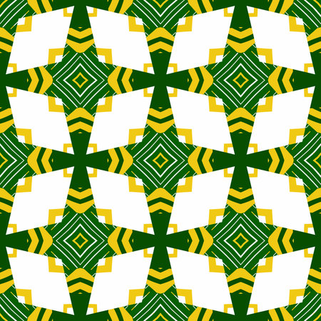 Seamless abstract geometric floral pattern. Great for fashion design and house interior design....