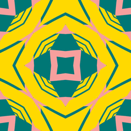 Simple trendy symmetrical geometric pattern. Great for fashion design and house interior design....