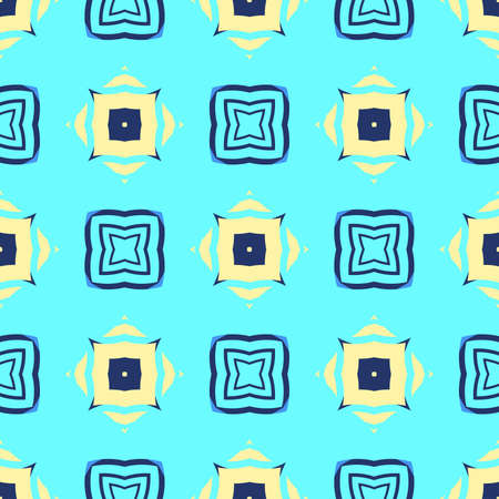 Seamless abstract geometric floral pattern. Great for fashion design and house interior design....