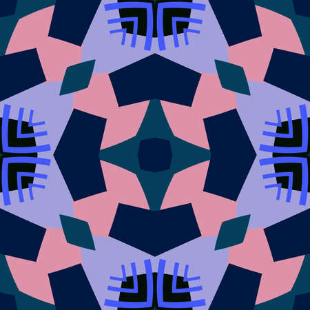 Simple trendy symmetrical geometric pattern. Great for fashion design and house interior design....