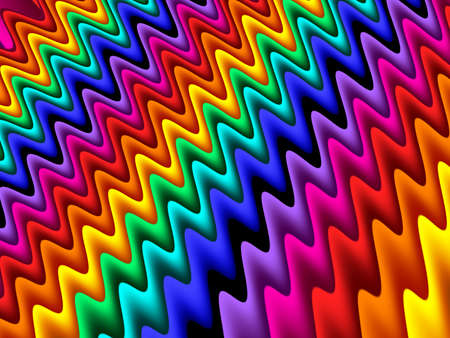 Bright rainbow wavy abstract background. Artwork for creative design and art.の写真素材