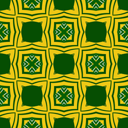 Seamless abstract geometric floral pattern. Great for fashion design and house interior design. Ornament for tapestry, carpet, blanket, bedspread, fabric, ceramic tiles, wallpapers.の写真素材
