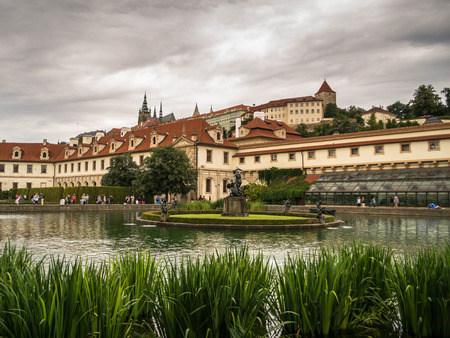 Wallenstein Palace, Prague, Czech Republicのeditorial素材