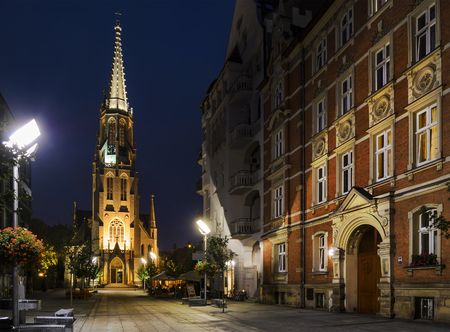Church of the Immaculate Conception of the Blessed Virgin Mary in Katowice, Poland.