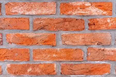Brick wall background. Brick texture copy space.