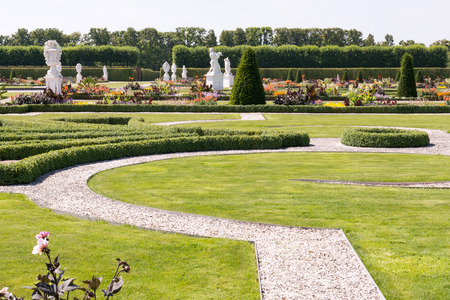 The Herrenhausen Gardens are located in Lower Saxonyのeditorial素材