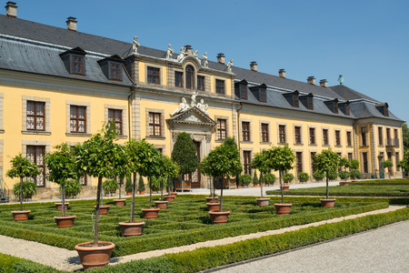 The Herrenhausen Gardens are located in Lower Saxonyのeditorial素材
