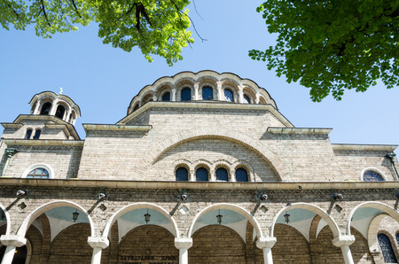 Sveta Nedelya (Holy Sunday Church) is an Eastern Orthodox church in Sofia. Sveta Nedelya is a medieval church that has suffered destruction through the ages and has been reconstructed many times. The present building of the temple is among the landmarks oの写真素材
