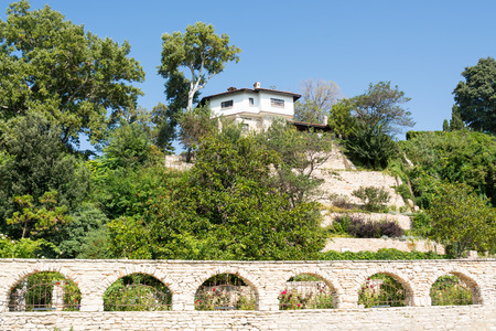 Wine house in the Palace of the Romanian Queen Maria, Balchik, Bulgariaのeditorial素材
