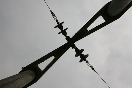 high voltage electricity wires