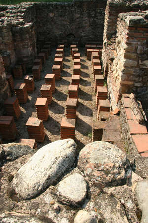 Ruins of the ancient city Heraclea, Macedonia.の写真素材