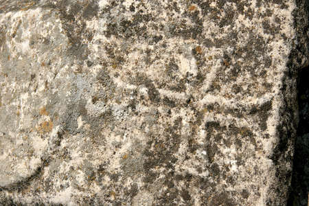 Texture, Fragment of the ancient column in Heraclea - Bitola, Macedoniaの写真素材