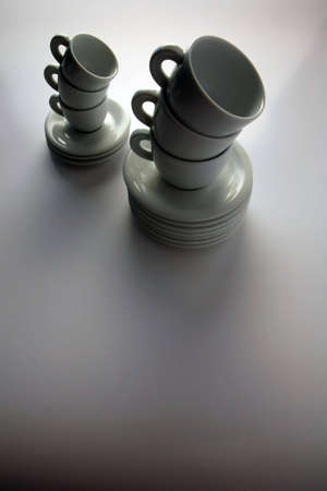 Tea cupsの写真素材