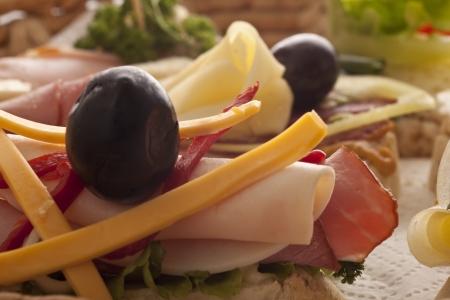 Fresh delicious sandwichesの写真素材