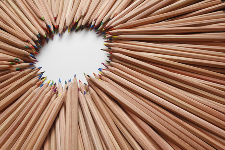 Coloured pencilsの写真素材