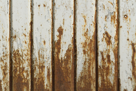 Painted old metal surfaceの写真素材