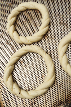 Making of bakery products in bakery shopの写真素材