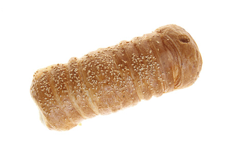 Bakery product photographed on isolated on white background