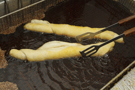 Making of bakery products in bakery shopの写真素材