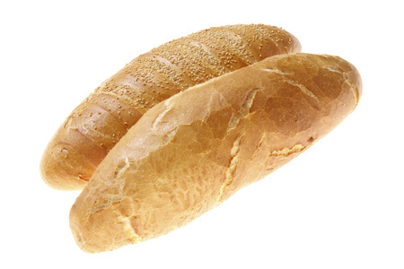 Bakery products photographed on isolated on white backgroundの写真素材