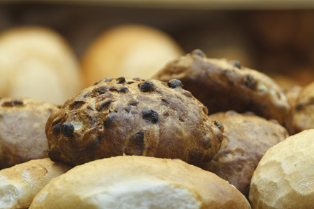 Bakery products in bakery shopの写真素材