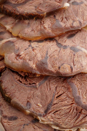 Chinese food. Chinese veal muscle. Closeup.の写真素材