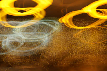 Background made up with camera and lights in motion.