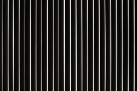 Photo with striped black and white jalousieの写真素材