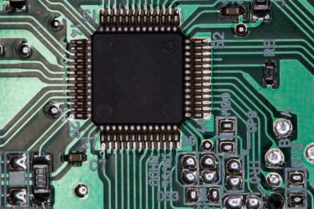 Stock photo: computer theme: an image of a processor