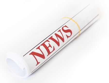 An image of a roll of magazineの写真素材