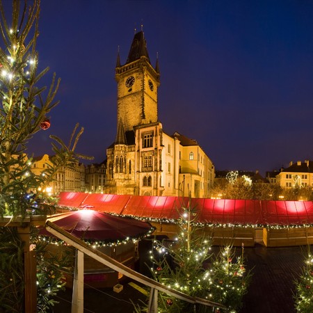 An image of beautiful evening Pragueの写真素材