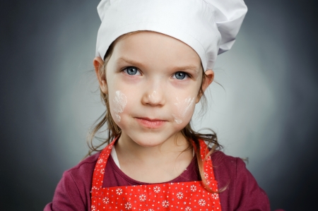 An image of a lovely little chefの写真素材