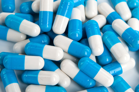 An image of Medical pills on neutrall backgroundの写真素材