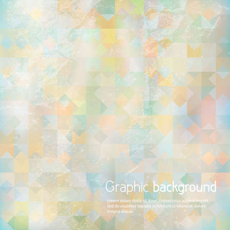 Grunge  mosaic background with space for textのイラスト素材