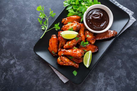 Tasty chicken wingsの写真素材