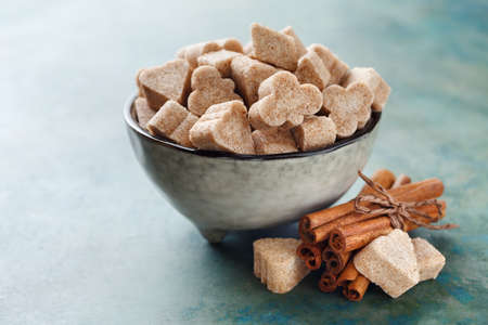 Granulated brown sugarの写真素材
