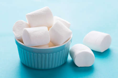 White marshmallows for roastingの写真素材