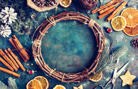 Christmas background with copyspaceの写真素材