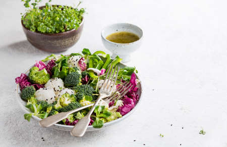 Healthy homemade saladの写真素材