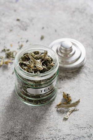 Dry Herbal Teaの写真素材