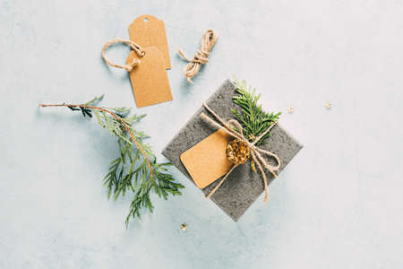Christmas handcraft giftの写真素材