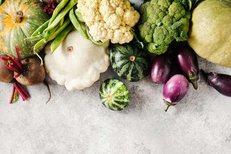Organic raw vegetablesの写真素材