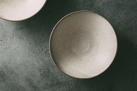 Empty soup bowl