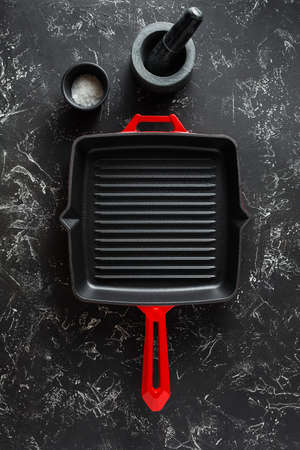 Cast iron panの写真素材
