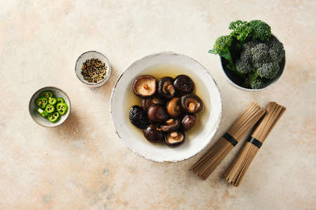 Cooking ingredients for asian noodles