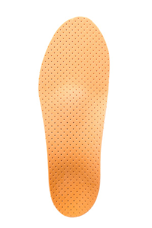 orthotics on a white background. Insert in shoes to support the footの写真素材