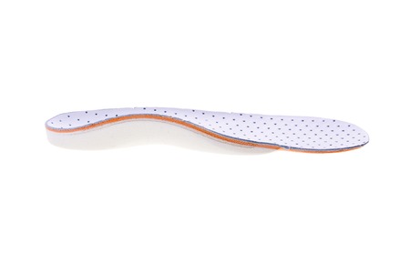 orthotics on a white background. Insert in shoes to support the footの写真素材